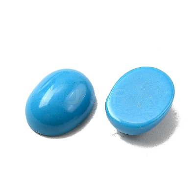 Synthetic Turquoise Cabochons G-G759-Z21-1