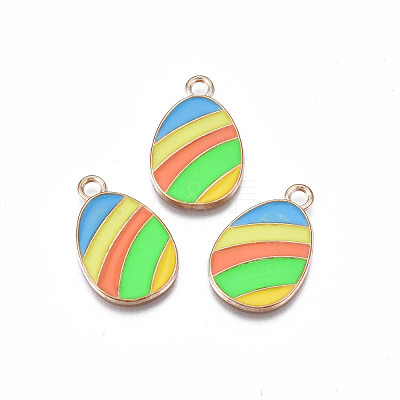 Alloy Enamel Pendants ENAM-S115-157-1