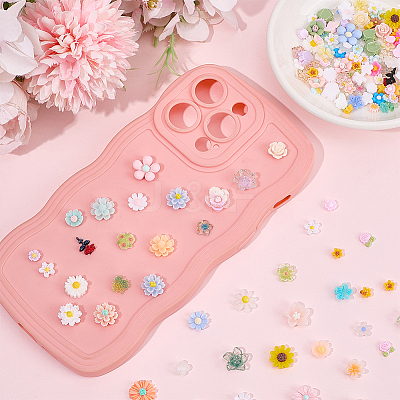 3 Sets 150Pcs Opaque Resin Cabochons CRES-CP0001-10-1