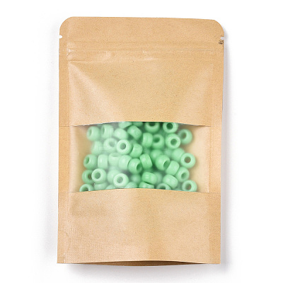 Resealable Kraft Paper Bags OPP-S004-01C-1