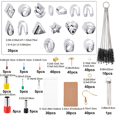 DIY Earring Making Finding Kit DIY-CP0008-42-1
