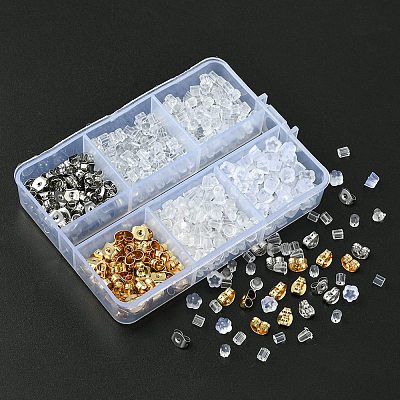 710Pcs 6 Style Ear Backs DIY-FS0005-40-1