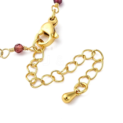 Brass Chain Necklace Making KK-K337-13G-04-1