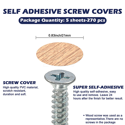 5 Sheets PVC Self-Adhesive Stickers DIY-SP0006-19B-1