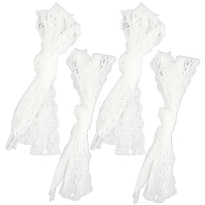 4 Pairs 2 Style Nylon Lace Shoe Laces FIND-GF0004-82A-1