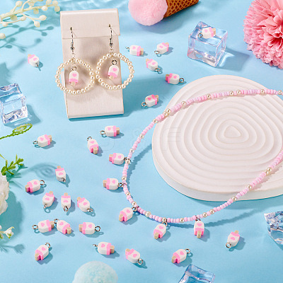 100Pcs Handmade Polymer Clay Charms CLAY-TA0001-96D-1
