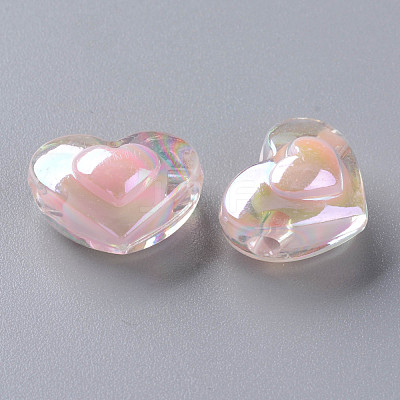 Transparent Acrylic Beads TACR-S152-08B-08-1