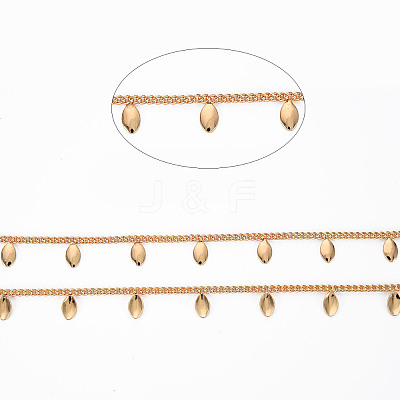 Handmade Brass Curb Chains CHC-S012-109-1
