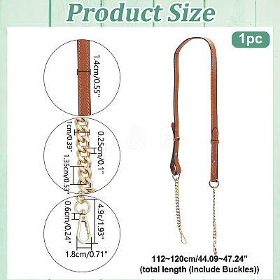 Leather Adjustable Bag Straps FIND-WH0111-471-1
