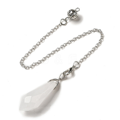 Natural Quartz Crystal Dowsing Pendulum Big Pendants G-H286-03P-01-1