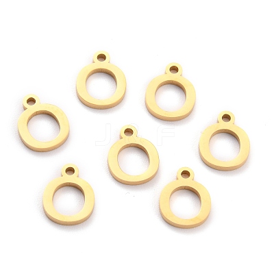 304 Stainless Steel Pendants STAS-F267-10O-G-1