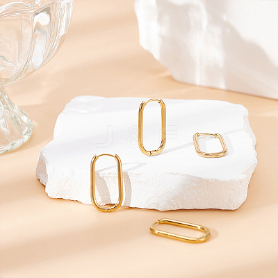 6 Pairs 201 Stainless Steel Hoop Earrings EJEW-UN0003-13B-1