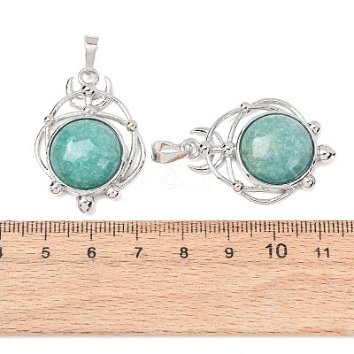 Natural Amazonite Pendants GG-CBA0251-09E-P-1