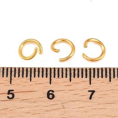 Iron Open Jump Rings JROS6mm-G-1