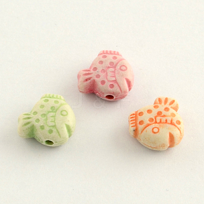 Craft Style Acrylic Beads MACR-Q153-M043-1