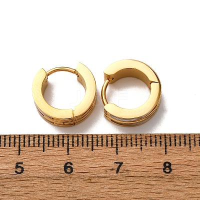 304 Stainless Steel Hoop Earrings EJEW-D331-14G-1