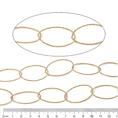 304 Stainless Steel Oval Link Chains CHS-C018-01A-G-1