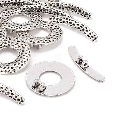 Tibetan Style Alloy Toggle Clasps LF10975Y-NF-1