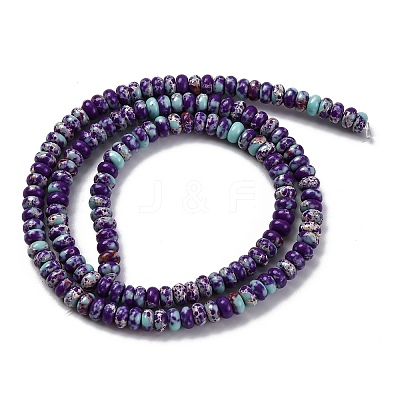 Synthetic Imperial Jasper Dyed Beads Strands G-K343-C39-05-1