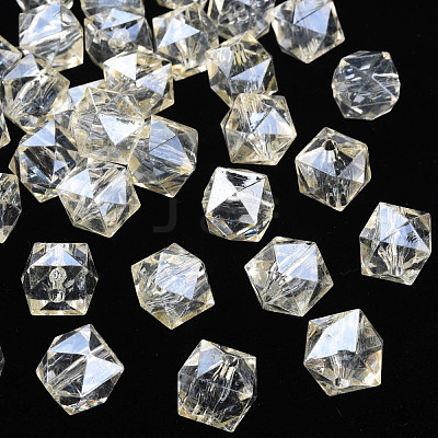 Transparent Acrylic Beads MACR-S373-100-P08-1
