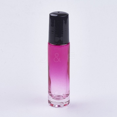 10ml Glass Gradient Color Essential Oil Empty Roller Ball Bottle X-MRMJ-WH0011-B05-10ml-1