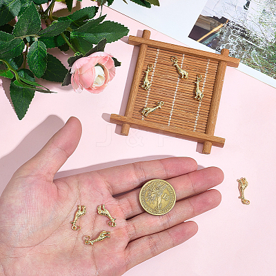 10Pcs Brass Pendants KK-BBC0022-63-1