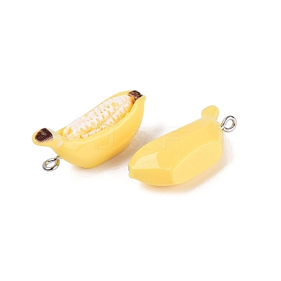 Opaque Resin Imitation Fruit Pendants RESI-Q232-06B-1