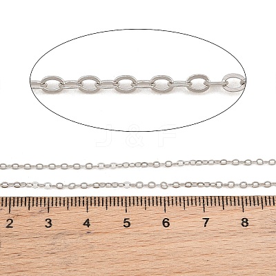 Brass Cable Chains KK-CBAC547-08P-1