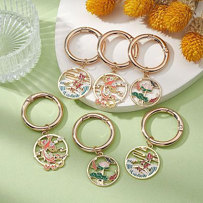 Alloy Enamel Shoe Charms HJEW-JM01094-1