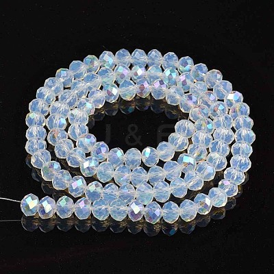 Electroplate Glass Beads Strands EGLA-A034-J2mm-L07-1