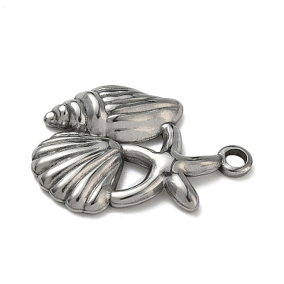 304 Stainless Steel Pendants STAS-P422-01A-P-1
