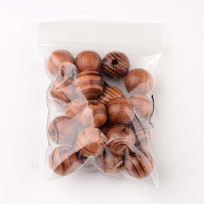 Round Natural Wood Beads X-WOOD-Q009-16mm-LF-1