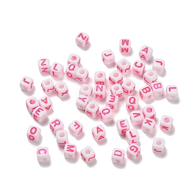 Opaque Acrylic Beads OACR-I022-02C-1