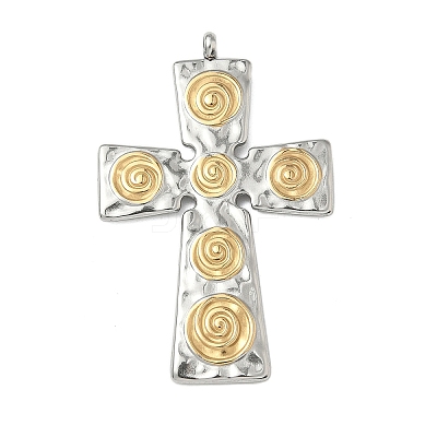 304 Stainless Steel Pendants X-STAS-R164-02GP-1