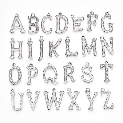 26Pcs 304 Stainless Steel Pendants STAS-N117-01P-1