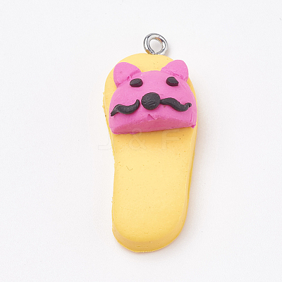 Handmade Polymer Clay Pendants LS-CLAY-T012-27-1