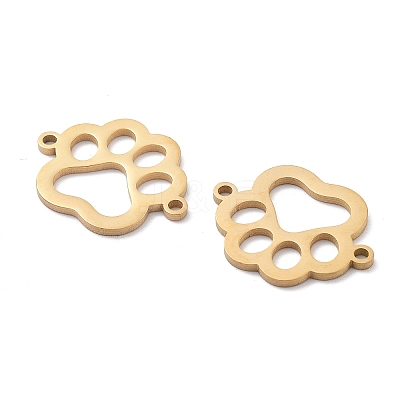 Ion Plating(IP) 304 Stainless Steel Hollow Connector Charms STAS-P332-02G-1