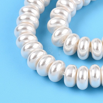 Transparent Spray Painted Glass Beads Strands GLAA-N001-33-1