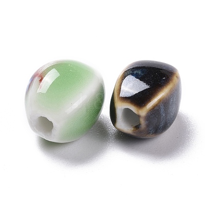 Handmade Porcelain Beads PORC-S498-07-1