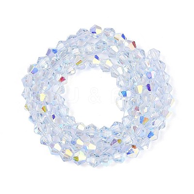 Transparent Glass Beads Strands EGLA-N021-4mm-01-1