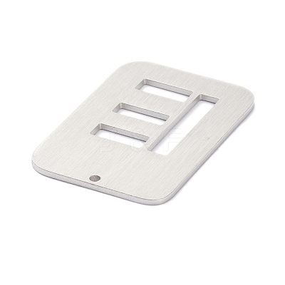 Non-Tarnish 304 Stainless Steel Pendants STAS-K216-49E-P-1