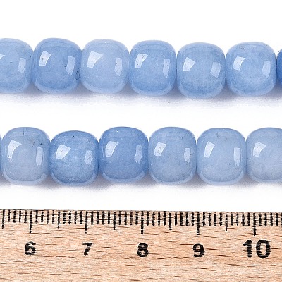 Dyed Natural White Jade Beads Strands G-T138-S12-1