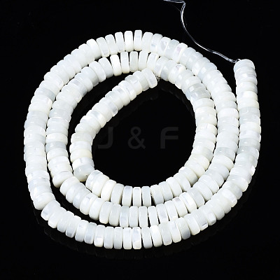 Natural Trochid Shell/Trochus Shell Beads Strands SSHEL-S266-019A-02-1