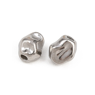 Irregular 304 Stainless Steel Beads STAS-D394-03F-P-1
