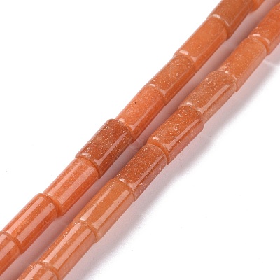 Natural Red Aventurine Beads Strands X-G-P469-17-1