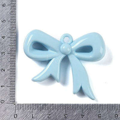 Spray Painted Opaque Acrylic Pendants SACR-Z003-01D-1