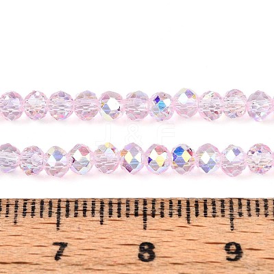Transparent Glass Beads Strands EGLA-N016-3mm-04-1
