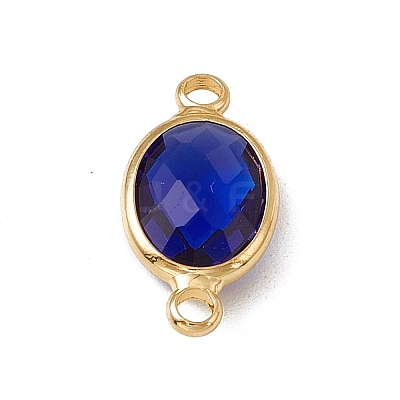 Transparent K9 Glass Connector Charms GLAA-A005-10G-11-1