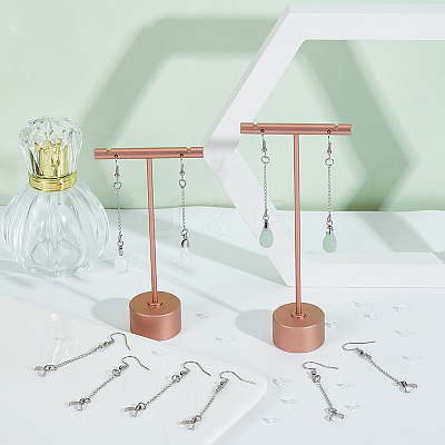 50Pcs 304 Stainless Steel Earring Hooks EJEW-AB00016-1