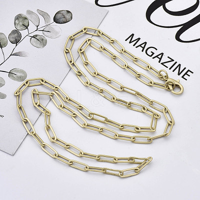 Brass Paperclip Chains MAK-S072-11A-MG-1